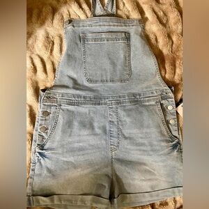 Light Blue Denim Women's Overalls